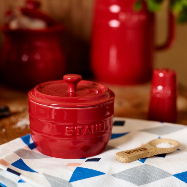 STAUB | CERAMIQUE - Baril de sel - 0.25 litre - Céramique - Rouge cerise