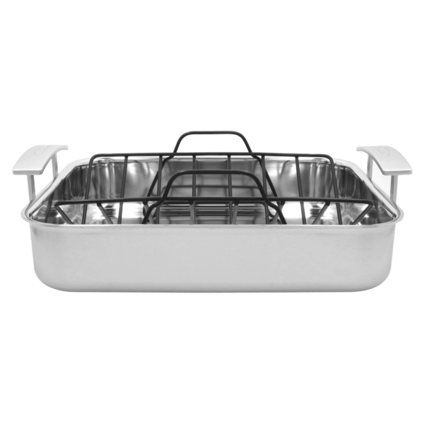 DEMEYERE | INDUSTRY 5 - Poêle à frire avec grille de cuisson - 390x330mm - Acier inoxydable