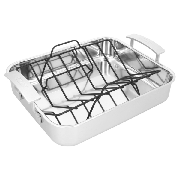 DEMEYERE | INDUSTRY 5 - Poêle à frire avec grille de cuisson - 390x330mm - Acier inoxydable