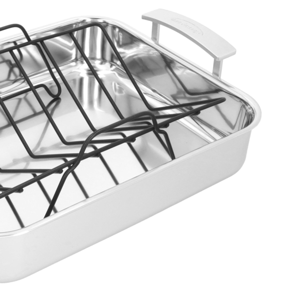 DEMEYERE | INDUSTRY 5 - Poêle à frire avec grille de cuisson - 390x330mm - Acier inoxydable