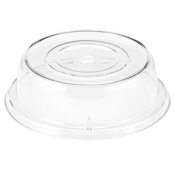 (12 pièces) CAMBRO | CAMCOVERS® - Couvercle de plat en Camwear® - Polycarbonate - Ø 268 mm - Transparent