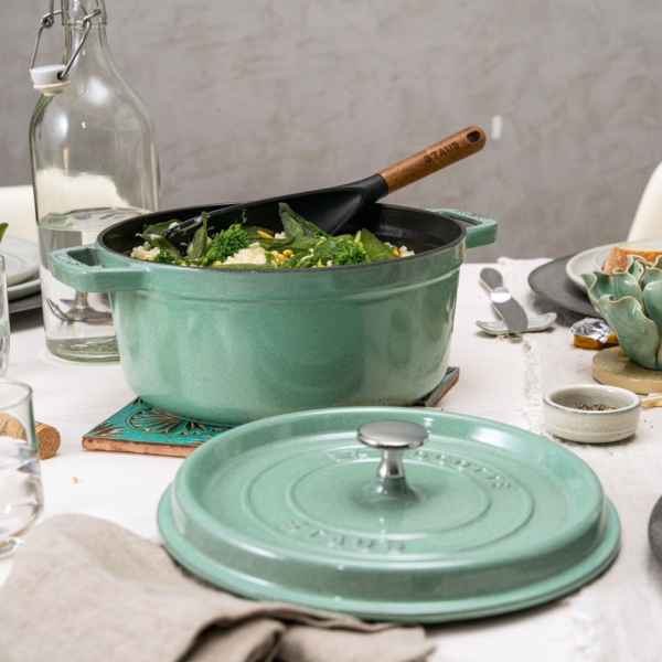 STAUB | LA COCOTTE - Cocotte - Ø 260mm - Fonte - Vert sauge