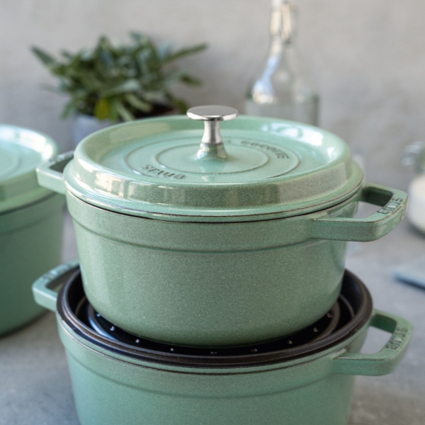 STAUB | LA COCOTTE - Cocotte - Ø 260mm - Fonte - Vert sauge