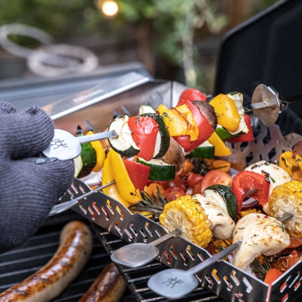 ZWILLING | BBQ+ - Ensemble de Brochettes à Griller - env. 290mm, 5 pièces