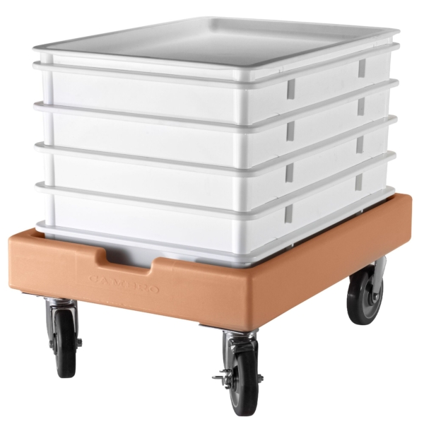 (6 pièces) CAMBRO | Couvercle pour conteneur à pâte DB18263P148 - Blanc