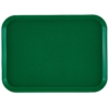 (24 pièces) CAMBRO | Plateau pour fast-food - Rectangulaire - 410 x 300 mm - Profil haut - Vert bouteille