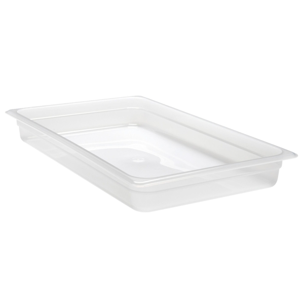 6 pièces CAMBRO | CAMWEAR® - Conteneur GN en polypropylène 1/1 - laiteux - Profondeur 65 mm