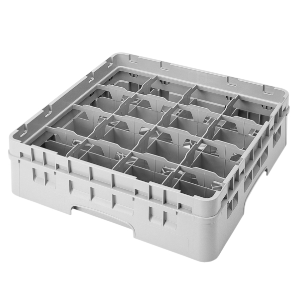 CAMBRO | CAMRACK® - Panier de lavage pour tasses 1/1 avec 16 Compartiments - 500x500mm - Gris