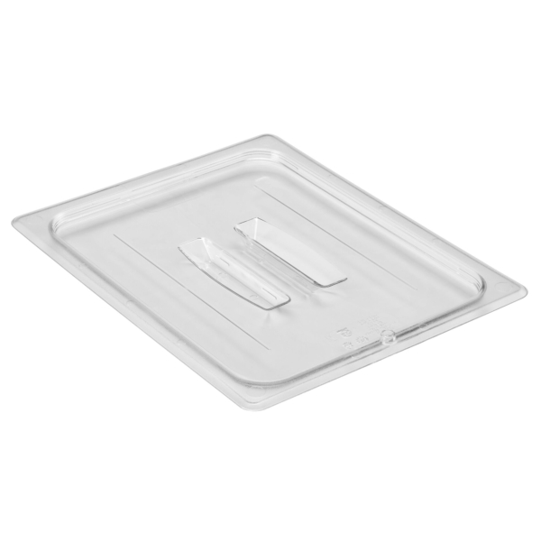 (6 pièces) CAMBRO | CAMWEAR® - Couvercle GN en polycarbonate 1/2 - avec poignée - Transparent