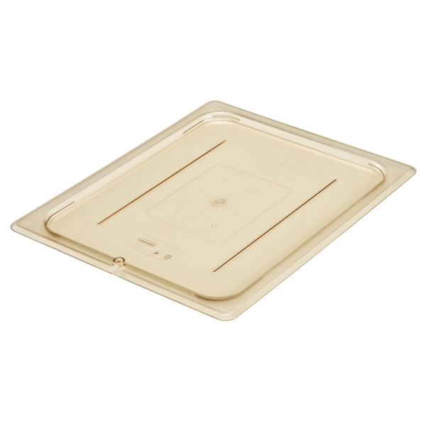 6 pièces CAMBRO | H-PAN™ - Couvercle plat GN résistant à la chaleur 1/2 - Ambre