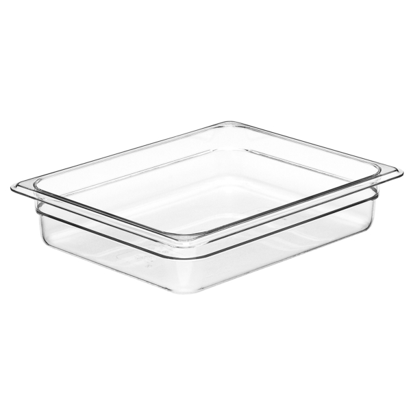 (6 pièces) CAMBRO | CAMWEAR® - Conteneur GN 1/2 en polycarbonate - Transparent - Profondeur 65 mm