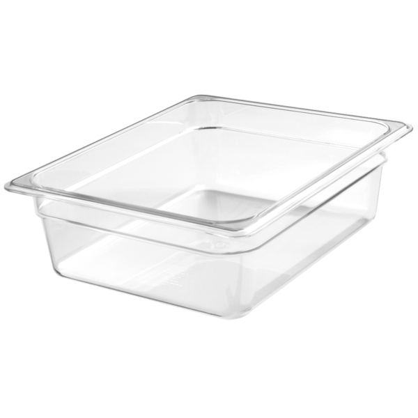 (6 pièces) CAMBRO | CAMWEAR® - Conteneur GN 1/2 en polycarbonate - Transparent - Profondeur 100 mm