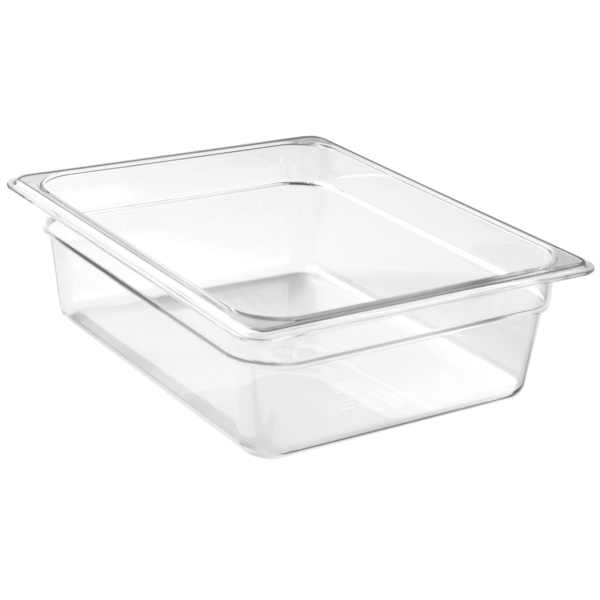 (6 pièces) CAMBRO | CAMWEAR® - Conteneur GN 1/2 en polycarbonate - Transparent - Profondeur 100 mm