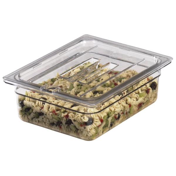 (6 pièces) CAMBRO | CAMWEAR® - Conteneur GN 1/2 en polycarbonate - Transparent - Profondeur 100 mm