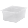 6 pièces CAMBRO | CAMWEAR® - Conteneur GN en polypropylène 1/2 - laiteux - Profondeur 150 mm