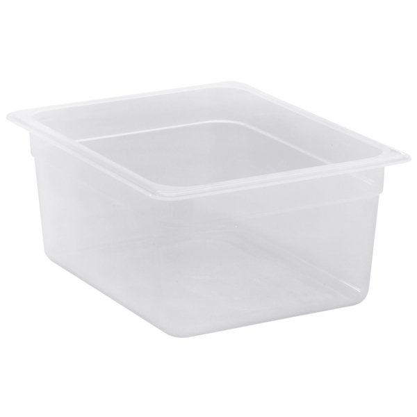 6 pièces CAMBRO | CAMWEAR® - Conteneur GN en polypropylène 1/2 - laiteux - Profondeur 150 mm