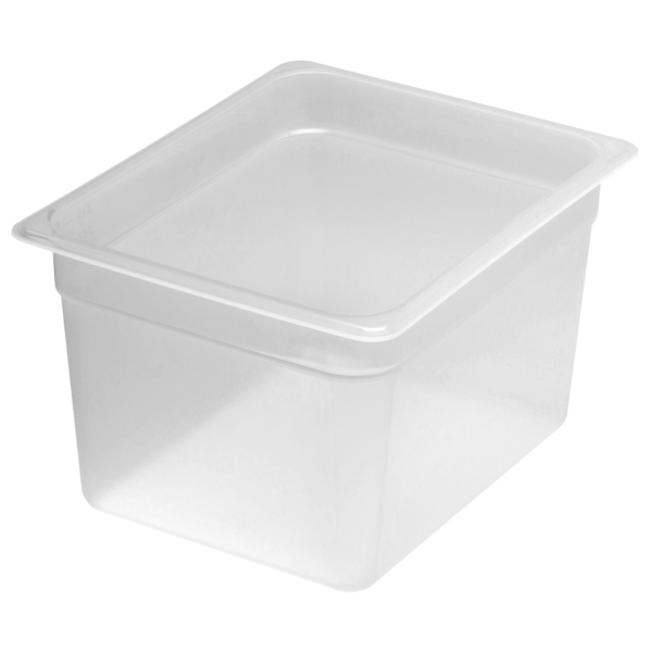 6 pièces CAMBRO | CAMWEAR® - Conteneur GN en polypropylène 1/2 - laiteux - Profondeur 200 mm