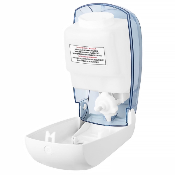 AIR-WOLF | Nettoyant pour siège de WC avec bouton-poussoir - 1000ml - plastique ABS - Blanc