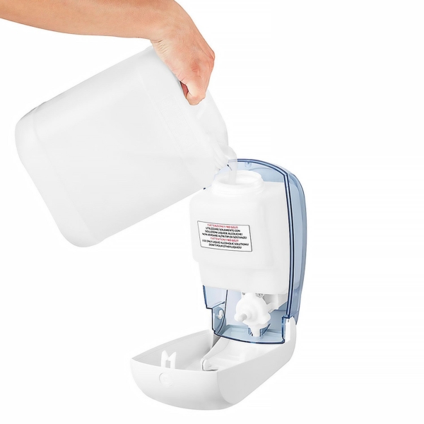 AIR-WOLF | Nettoyant pour siège de WC avec bouton-poussoir - 1000ml - plastique ABS - Blanc