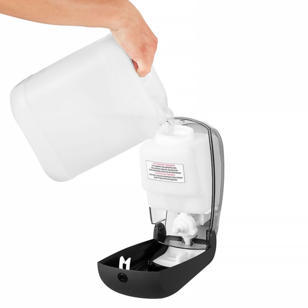 AIR-WOLF | Nettoyant pour siège de WC avec bouton-poussoir - 1000ml - plastique ABS - Anthracite