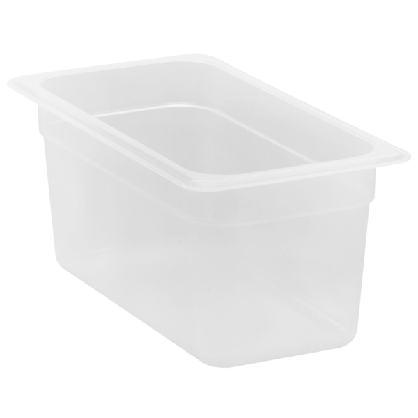 6 pièces CAMBRO | CAMWEAR® - Conteneur GN en polypropylène 1/3 - laiteux - Profondeur 150 mm