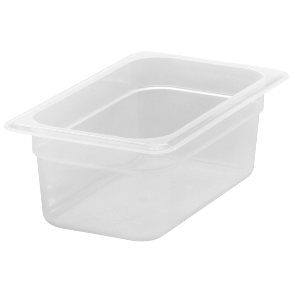 6 pièces CAMBRO | CAMWEAR® - Conteneur GN en polypropylène 1/4 - laiteux - Profondeur 100 mm