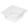 6 pièces CAMBRO | CAMWEAR® - Conteneur GN en polypropylène 1/6 - laiteux - Profondeur 65 mm