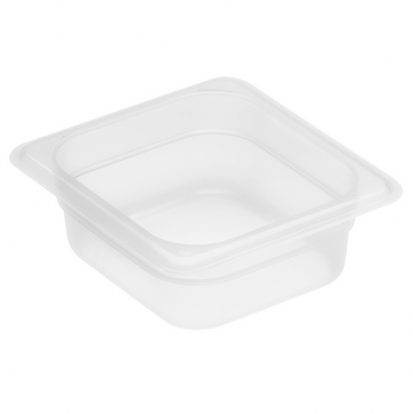 6 pièces CAMBRO | CAMWEAR® - Conteneur GN en polypropylène 1/6 - laiteux - Profondeur 65 mm