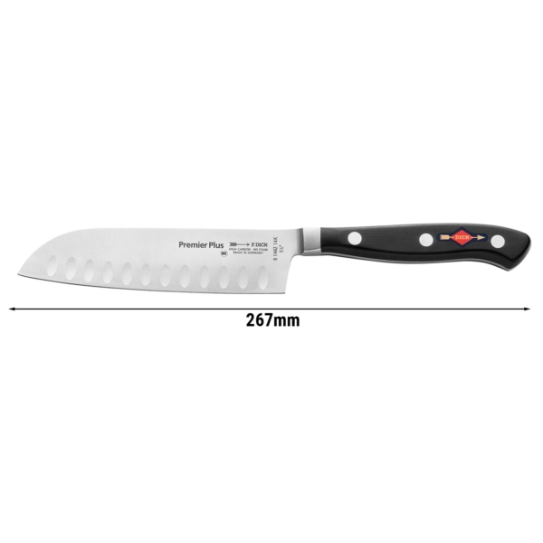 F. DICK | Premier Plus - Santoku - avec lame alvéolée - Lame : 140 mm