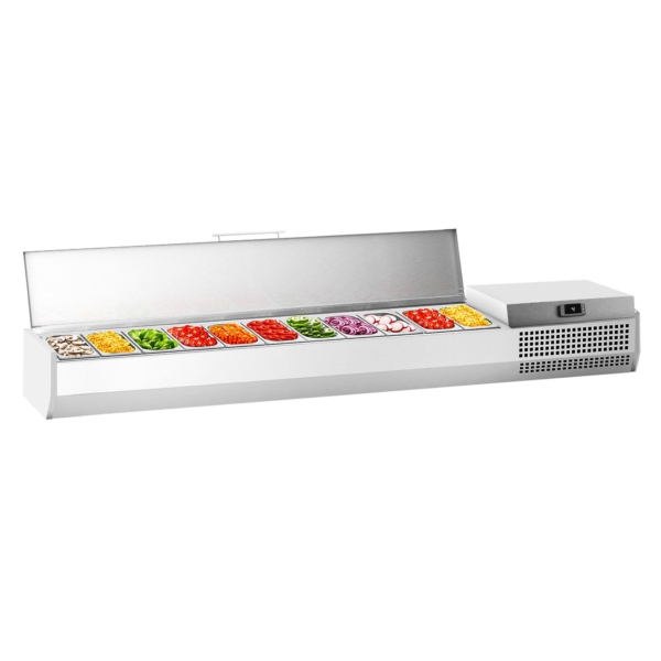 Vitrine réfrigérée sur comptoir Premium PLUS - 2300x353mm - 11x GN 1/4