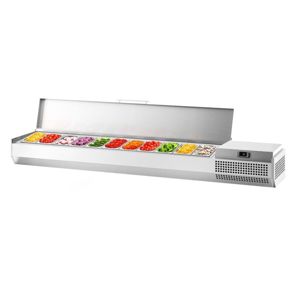 Vitrine réfrigérée sur comptoir Premium PLUS - 2300x353mm - 11x GN 1/4