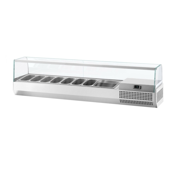 Vitrine réfrigérée Premium PLUS - 1976x353mm - 9x GN 1/4