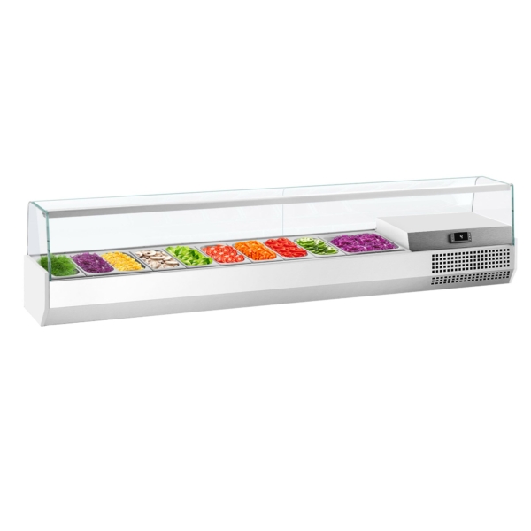 Vitrine réfrigérée Premium PLUS - 2300x353mm - 11x GN 1/4