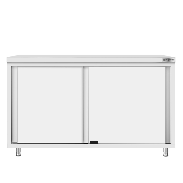 Armoire de travail en inox ECO - 1400x700mm - avec porte coulissante