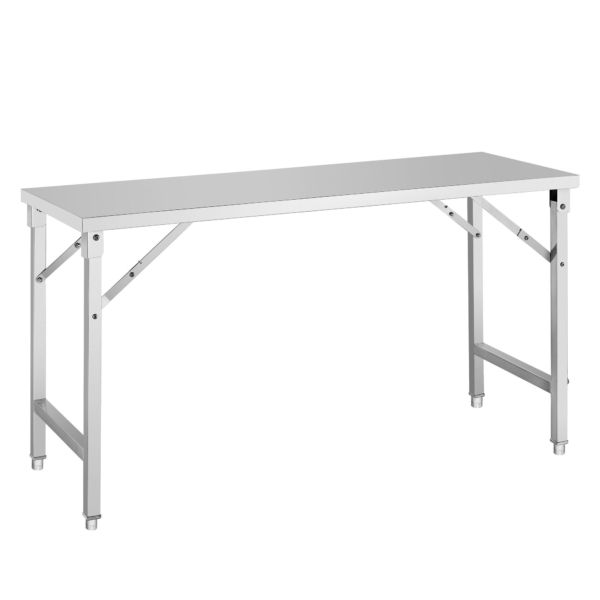 Table de travail en inox - pliable - 1600x600mm