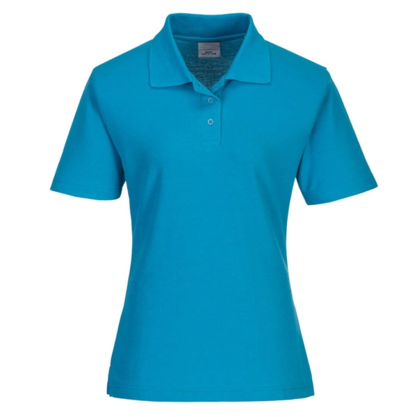 Polo femme - Bleu d'eau - Taille : XL