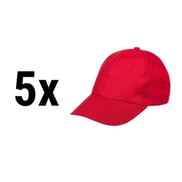 (5 pièces) KARLOWSKY | Casquette Action - Rouge