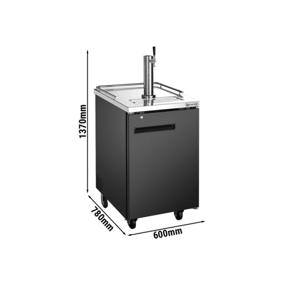 Refroidisseur de bière avec robinet de distribution - 195 litres - 1 porte