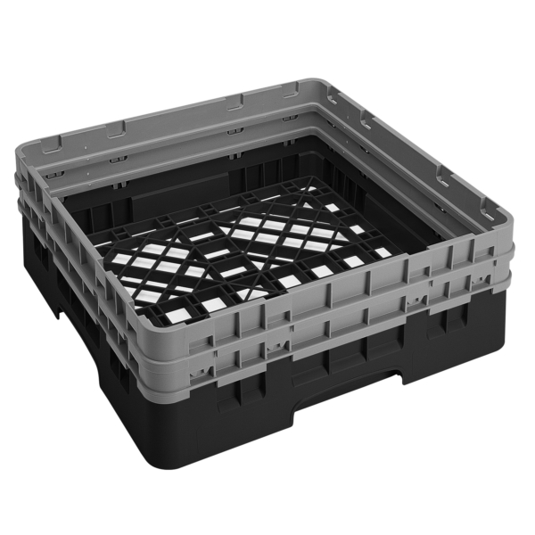 CAMBRO | CAMRACK® - Panier de lavage de base 1/1 - avec 2 extensions - 500x500mm - Noir