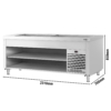 Comptoir buffet froid KOPENHAGEN - 2310mm - avec cuve réfrigérée - pour 6x GN 1/1 - inox