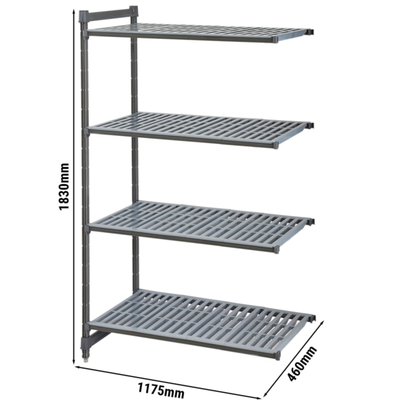 CAMBRO | Camshelving® - Basics Plus Étagère d'extension - avec étagères perforées