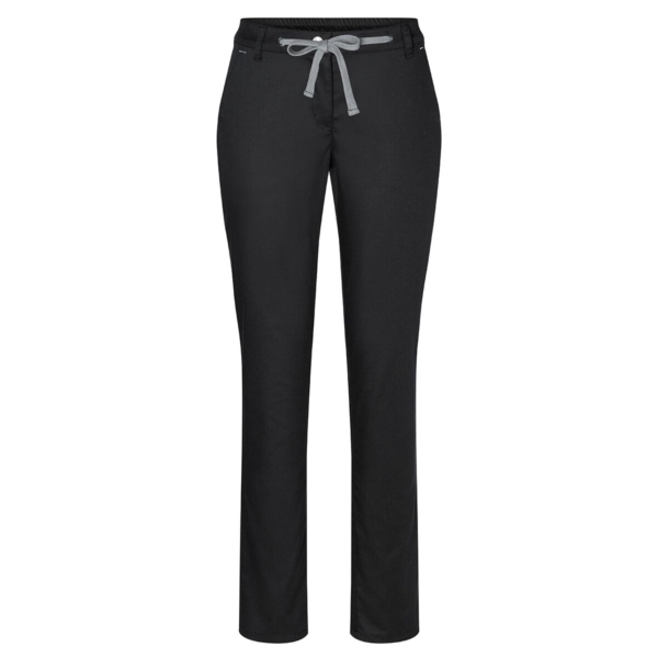 (6 pièces) KARLOWSKY | Pantalon chino femme stretch moderne - Noir - Taille : 54