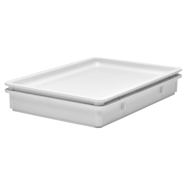 (6 pièces) CAMBRO | Conteneur à pâte - Blanc