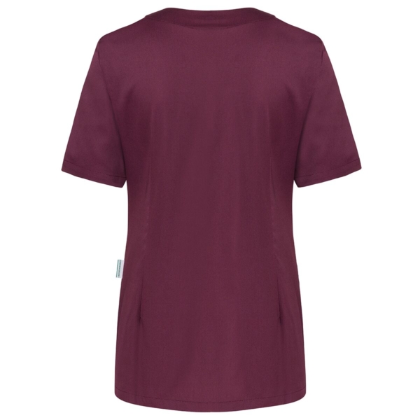 (6 pièces) KARLOWSKY | Casaque femme manches courtes Essential - Aubergine - Taille : 44