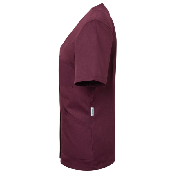 (6 pièces) KARLOWSKY | Casaque femme manches courtes Essential - Aubergine - Taille : 44