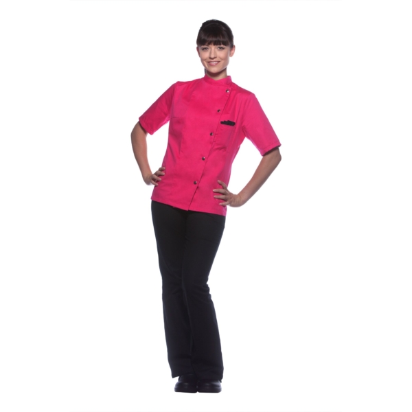 KARLOWSKY | Veste de cuisine femme Greta - Rose - Taille : 50