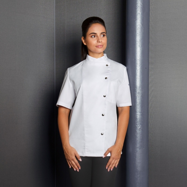 KARLOWSKY | Veste de cuisine femme Greta - Blanc - Taille : 44