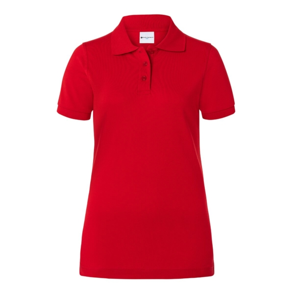 (6 pièces) KARLOWSKY | Polo Workwear Femme Basic - Rouge - Taille : 2XL