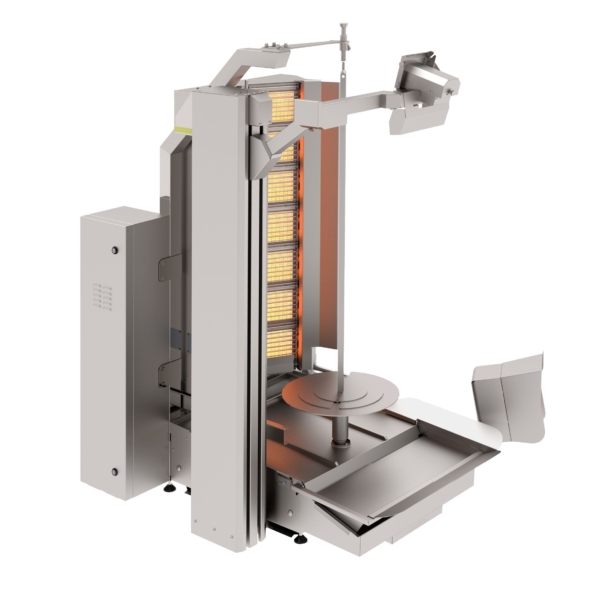 Robot kebab au gaz - 14 brûleurs - max. 280 kg