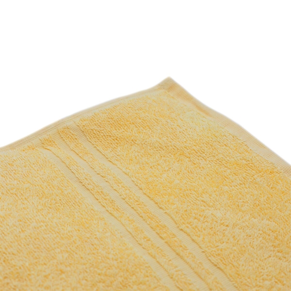 Drap de douche Grönland - 70 cm x 140 cm - Lot de 30 pièces en jaune